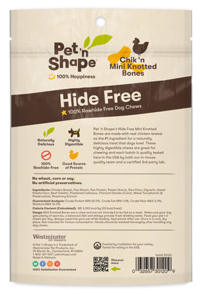 Pet 'n Shape - Hide Free Chick 'n Mini Knotted Bones