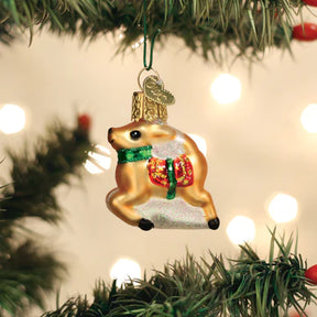 Old World Christmas - Mini Reindeer Ornament