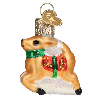 Old World Christmas - Mini Reindeer Ornament