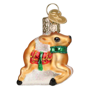 Old World Christmas - Mini Reindeer Ornament