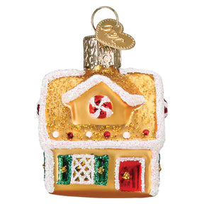 Old World Christmas - Mini Gingerbread House Ornament