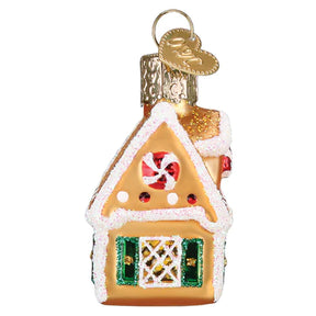 Old World Christmas - Mini Gingerbread House Ornament