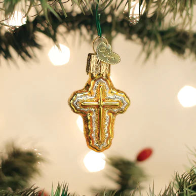 Old World Christmas - Mini Cross Ornament