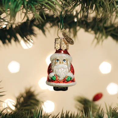 Old World Christmas - Mini Santa Ornament