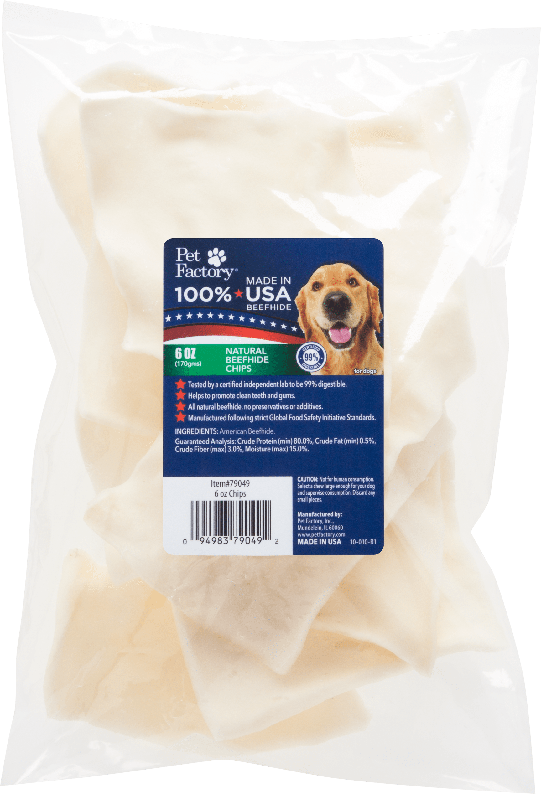 Chips Rawhide 100% USA Beefhide