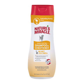 Natures Miracle Odor Control Shampoo & Conditioner Hydrating Honey