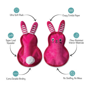 Petshop by Fringe Studio - Miss Cottontail Durable Dog Toy Plush