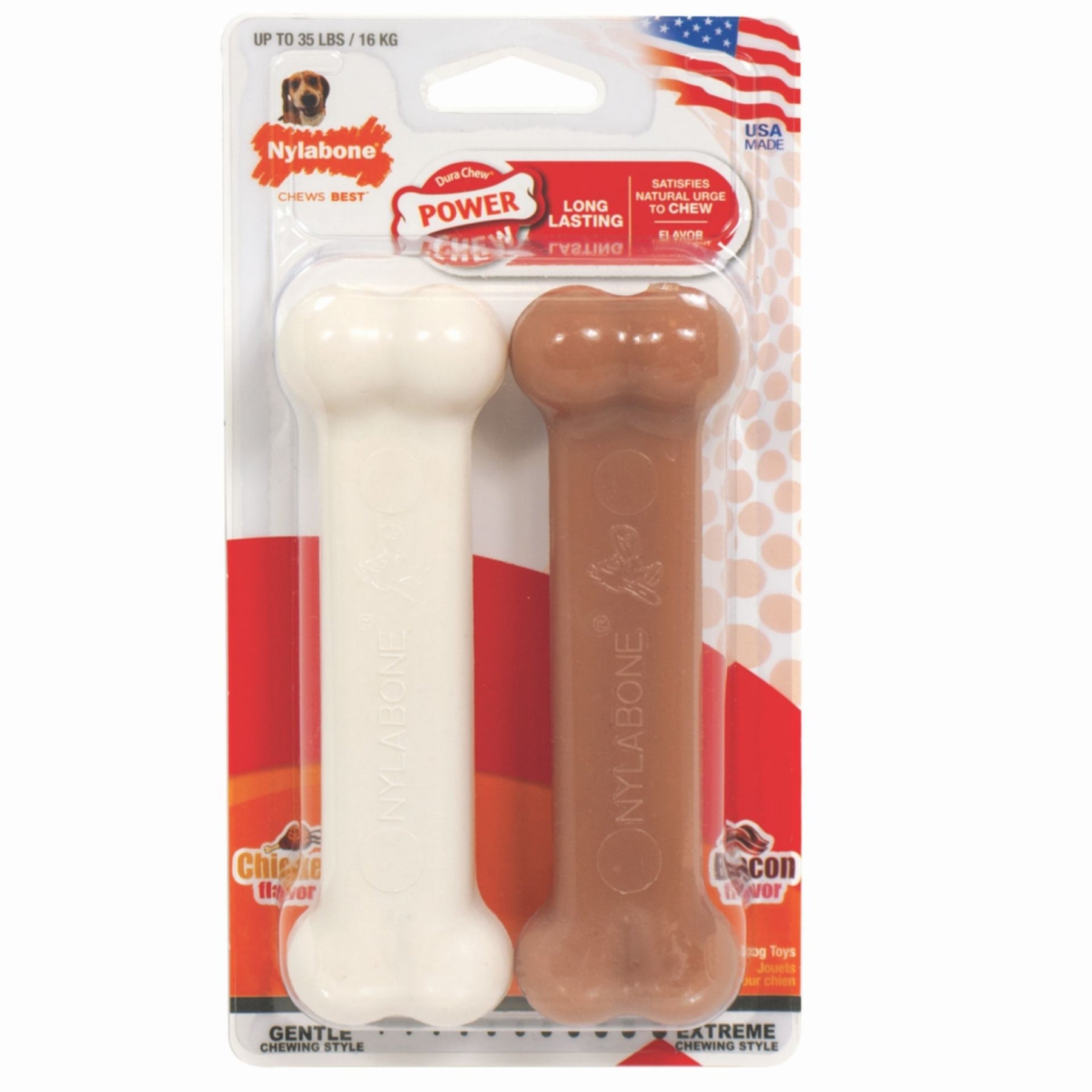 Nylabone - Dura Chew Bacon & Chicken Twin Pack-Southern Agriculture