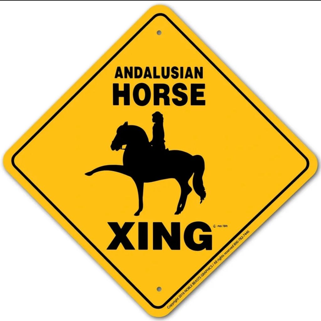 Andalusian X-ing Sign