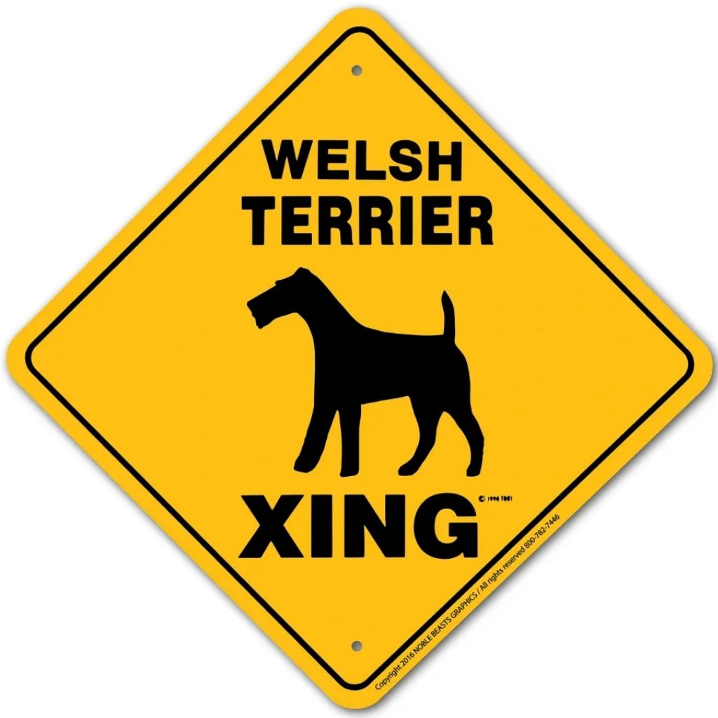 Welsh Terrier X-ing Sign