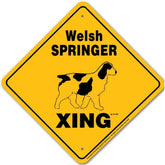 Welsh Springer X-ing Sign