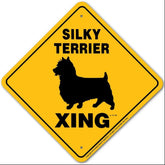 Silky Terrier X-ing Sign