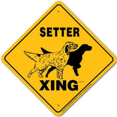 Setter X-ing Sign