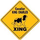 Cavalier King Charles X-ing Sign