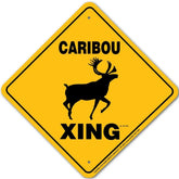 Caribou X-ing Sign