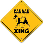 Canaan X-ing Sign