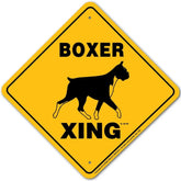 Boxer X-ing Sign