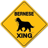 Bernese Mountain Dog X-ing Sign