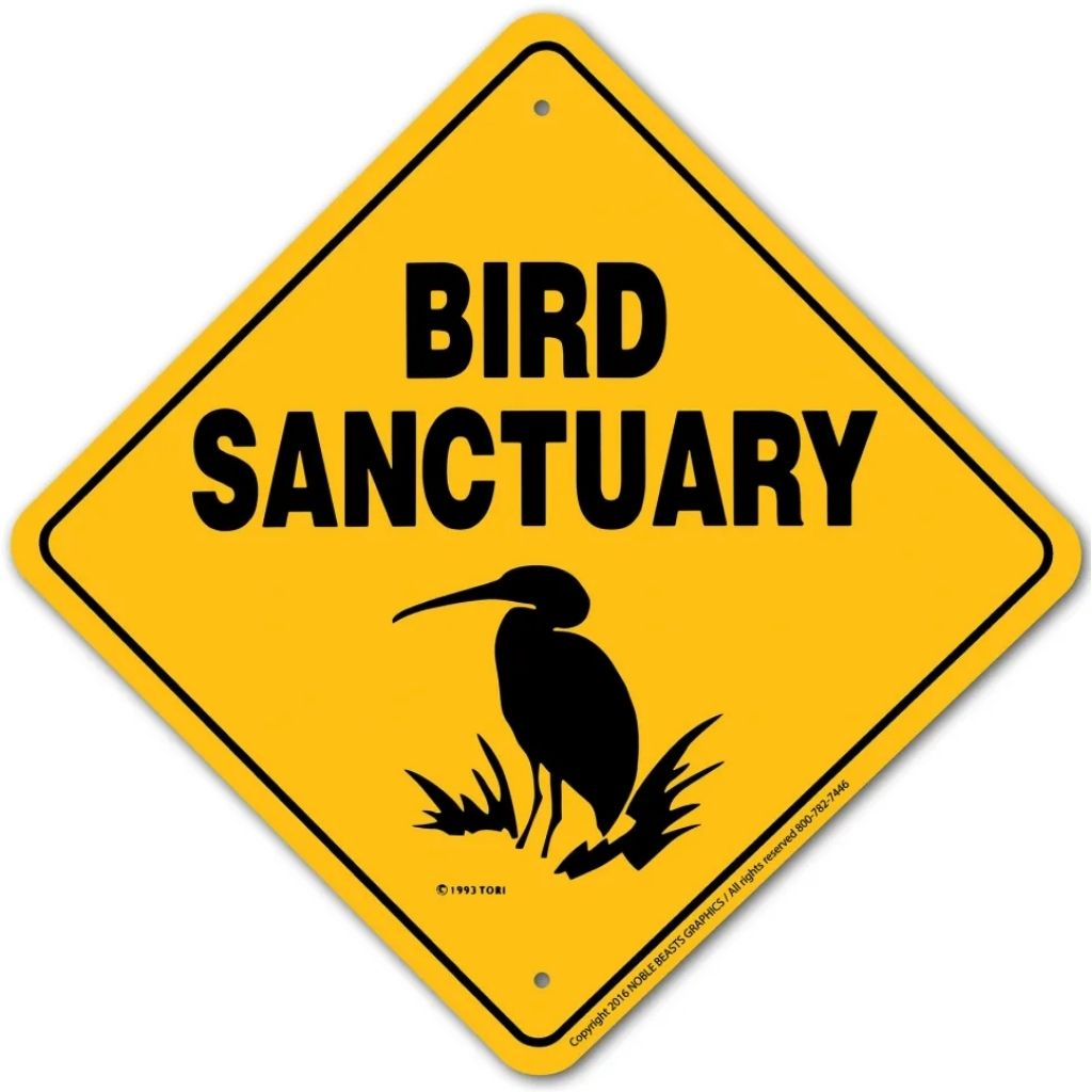 Bird Sanctuary Sign