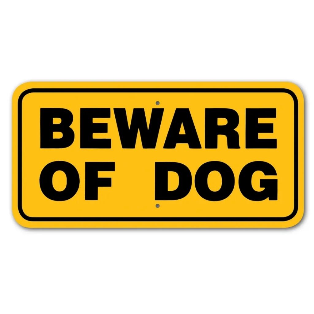 Beware of Dog Sign