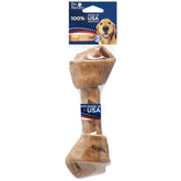 Knotted Bone Rawhide Peanut Butter Flavor