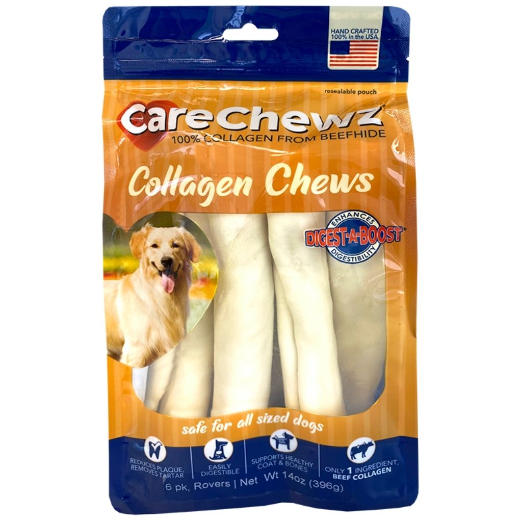 CareChewz Rovers Retriever Sticks Collagen Chews 6 pk 9"