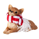 Ornament Chihuahua Tan Lying