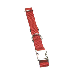 Leather Brothers - Collar Nylon Adjustable With Metal Buckle Large 1"