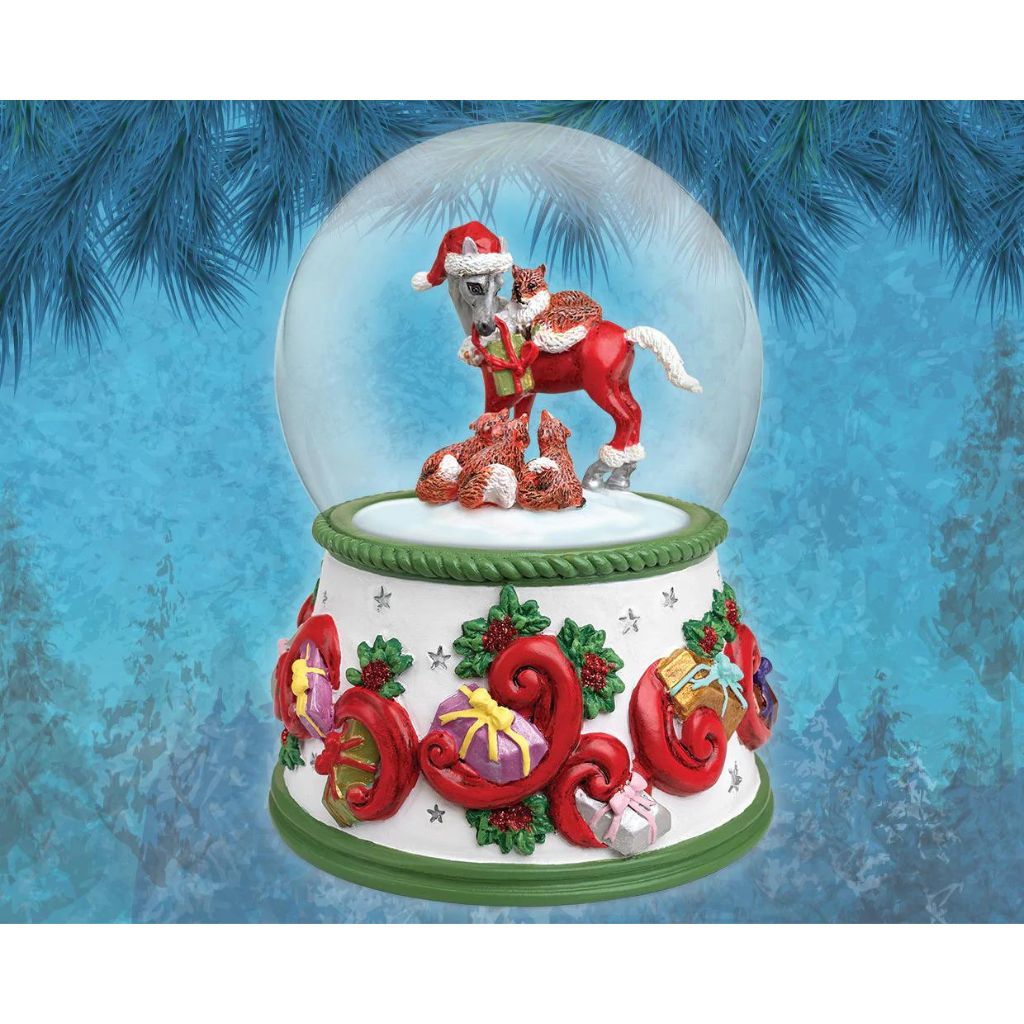 Breyer - Snow Globe Musical 2022 Forest Friends