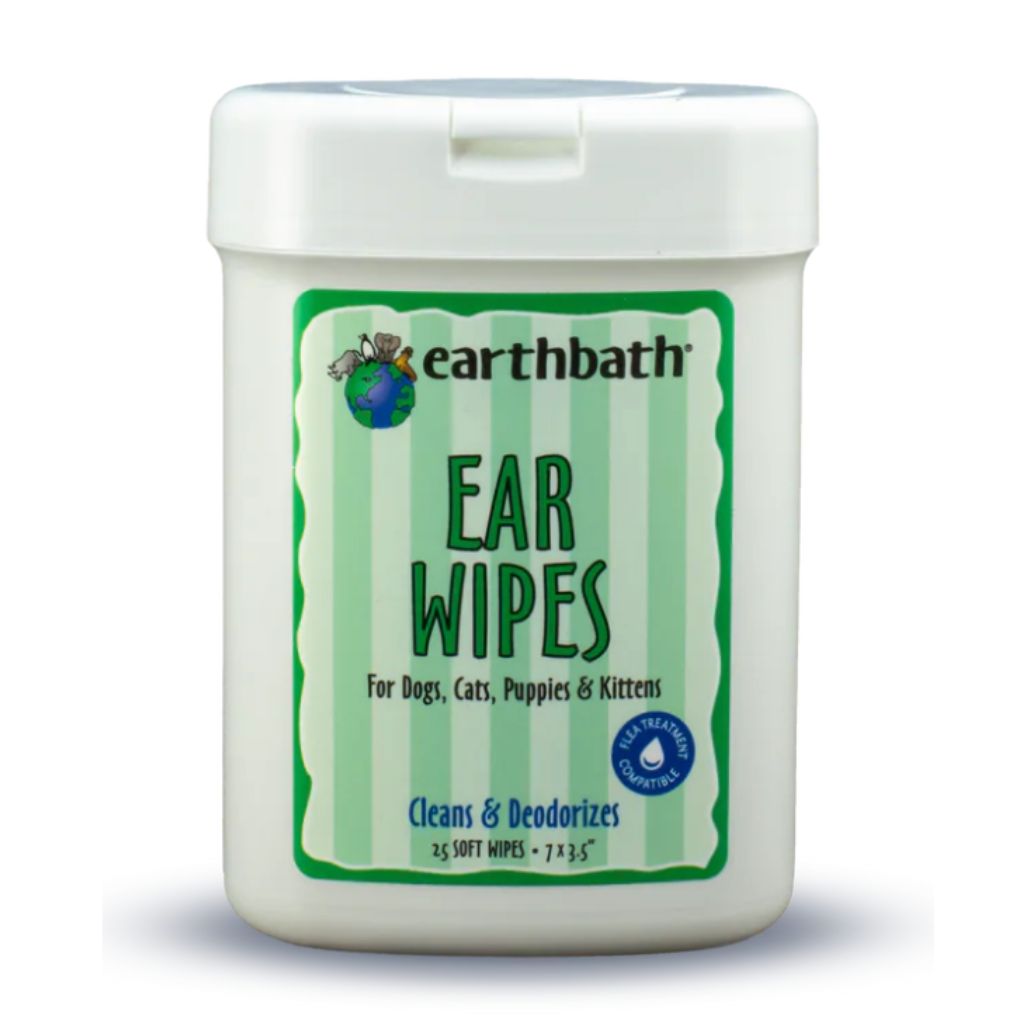 Ear Wipes Cleans & Deodorizes For Dogs, Cats, Puppies & Kittens