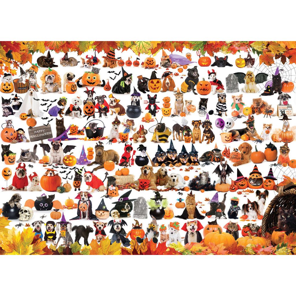 Puzzle Halloween Pets