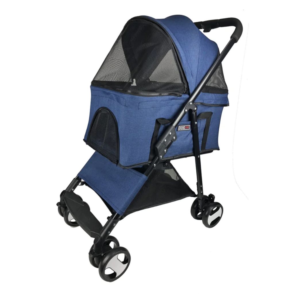 Executive Pet Stroller with a Removable Cradle