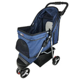 Stroller Three Wheel With Sun Shade & Cupholders