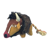 Wild Buffalo W/ Printed Face & Knotted Tail Rope