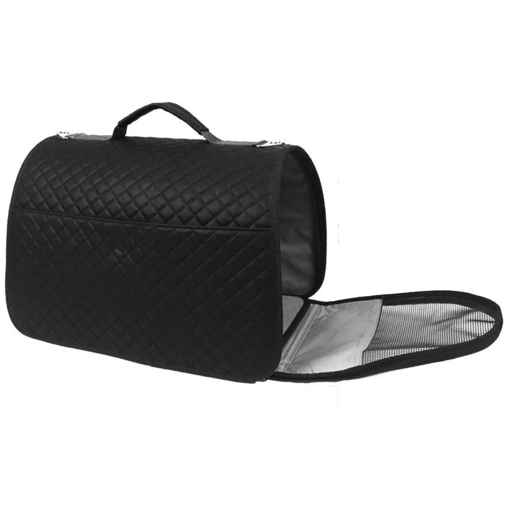 Designer Pet Carrier - End Zipper / Side Vent & Access