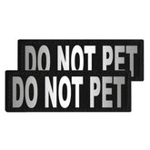 Patches Velcro - DO NOT PET- 2 Pack