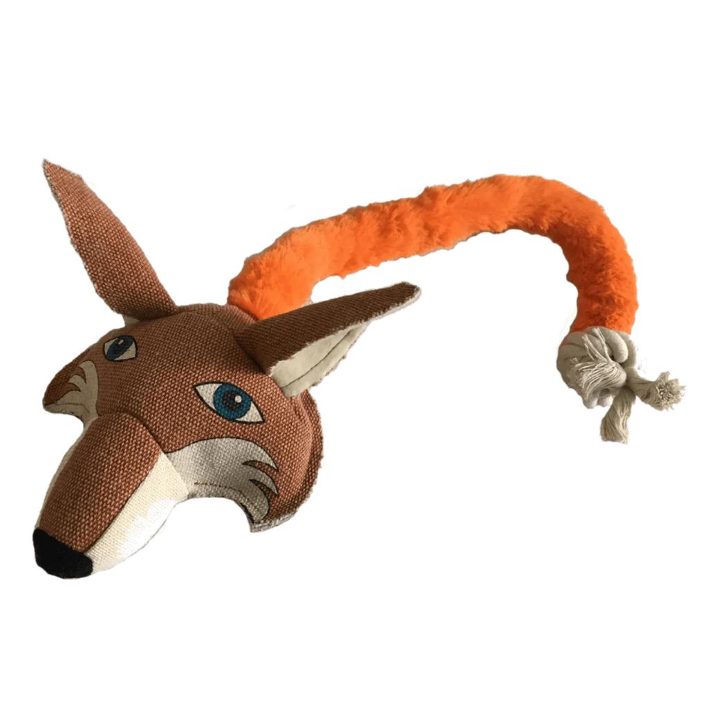 Safari Fox Face With Ball & Rope Inside