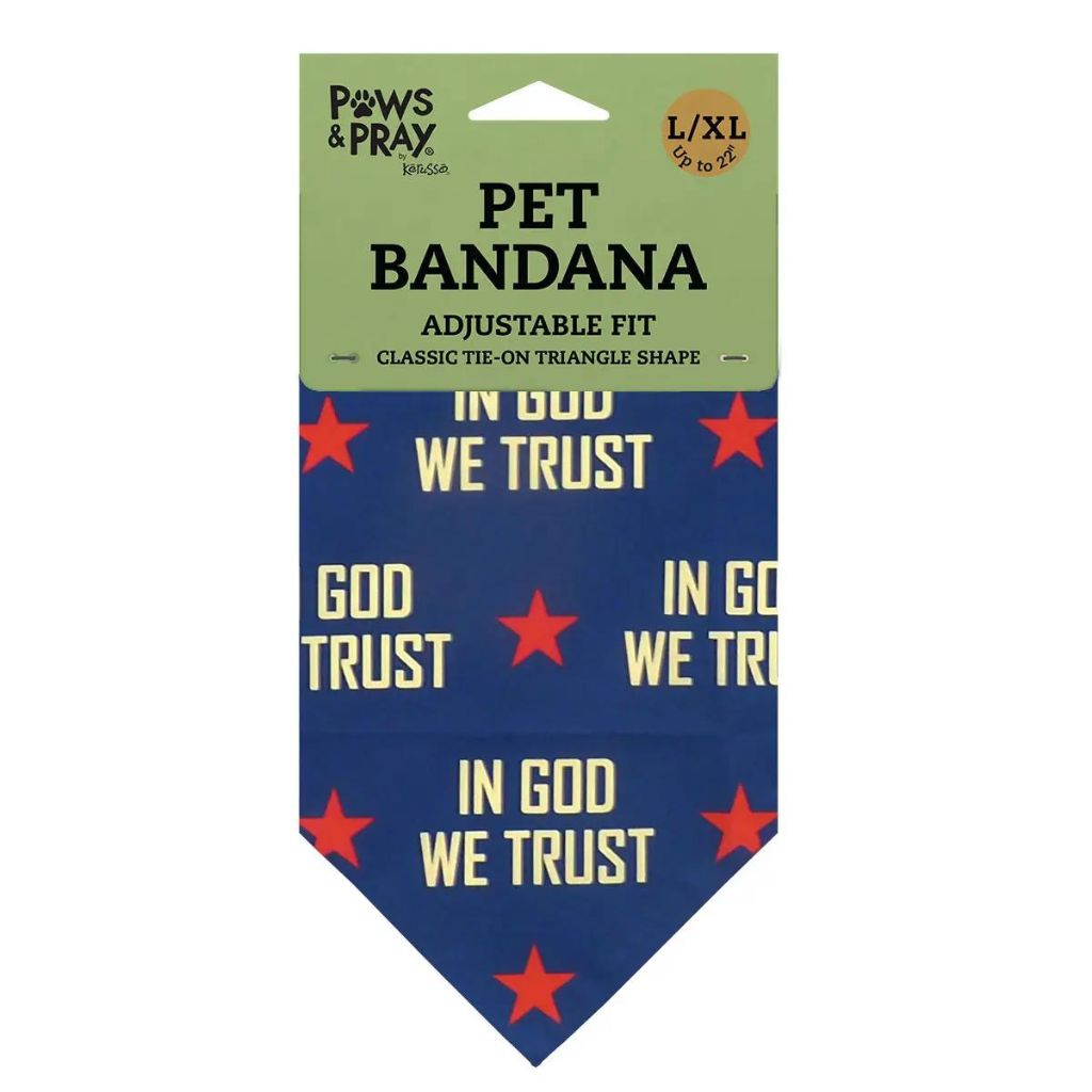 Pet Bandana In God We Trust