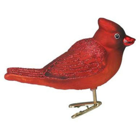 Old World Christmas - Cardinal Bright Clip-On Ornament