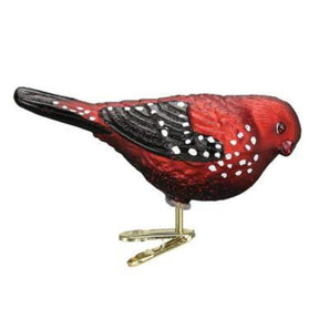 Old World Christmas - Strawberry Finch Clip-On Ornament