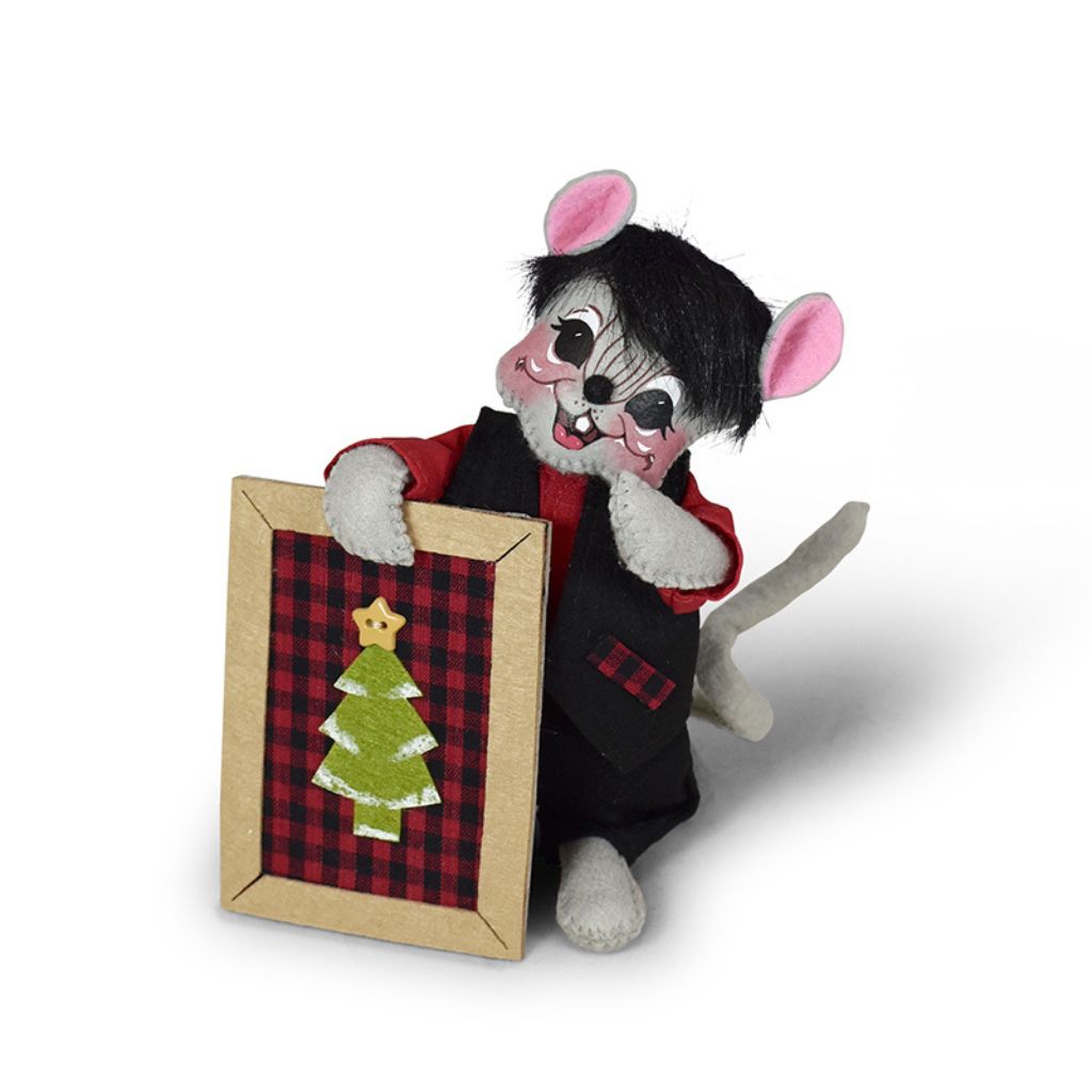 Annalee Winter Woods Art Mouse