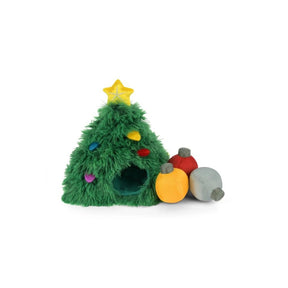 Merry Woofmas Douglas Fir Burrow With Three Ornaments