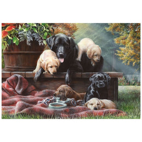 Puzzle Cozy Moments (Lab Pups)-Southern Agriculture