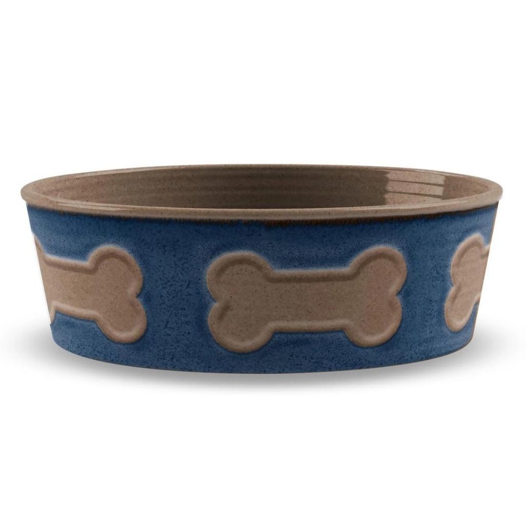 Pet Bowl Bone Indigo Melamine-Southern Agriculture