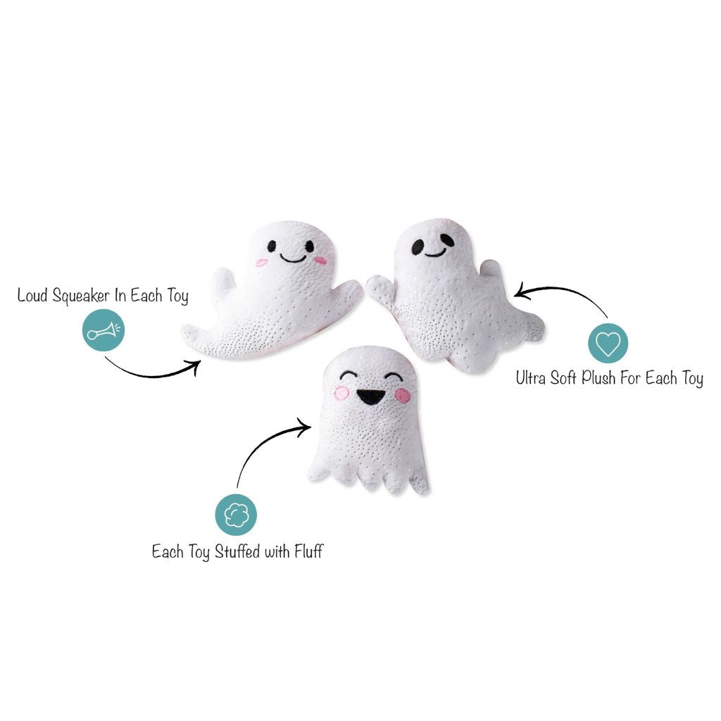 Petshop by Fringe Studio - Hey Boo Ghosts 3 Pieces Plush