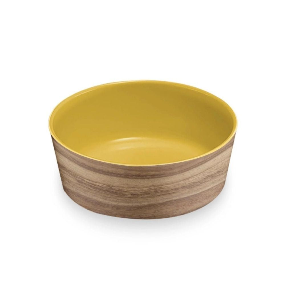 Pet Bowl Natural Acacia Yellow-Southern Agriculture