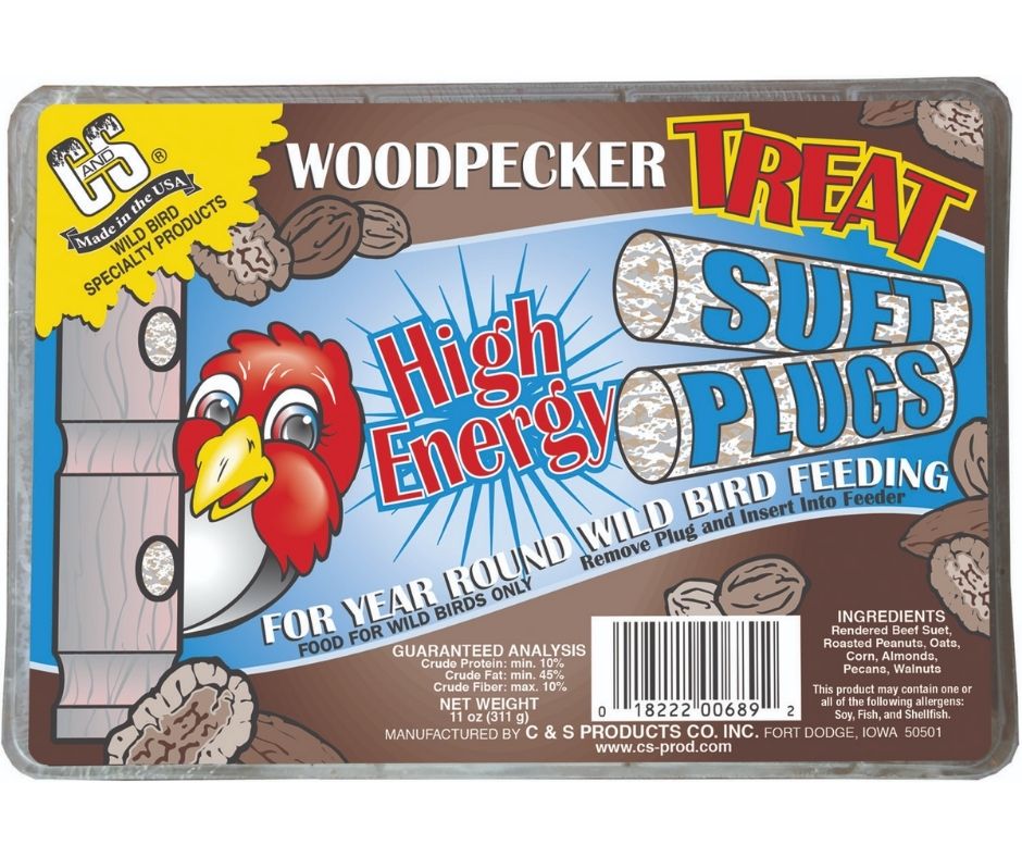 Woodpecker Treat Suet Plugs-Southern Agriculture