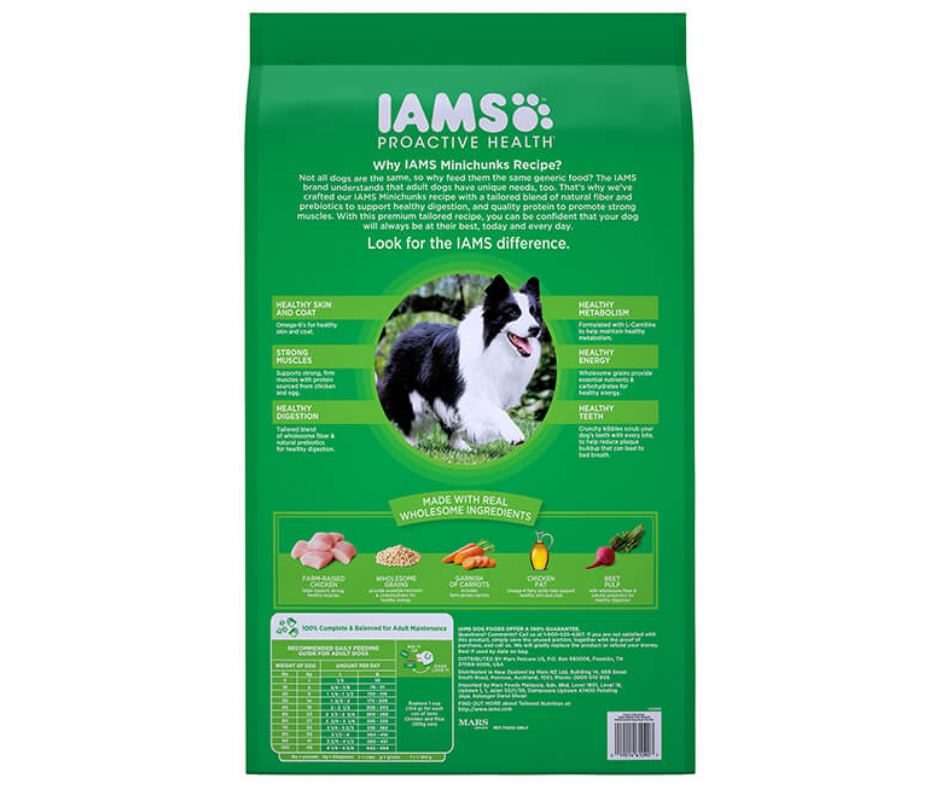 Iams Proactive Health - All Breeds, Adult Dog Minichunks Recipe Dry Dog Food-Southern Agriculture