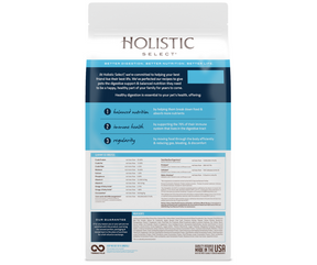 Holistic Select - All Breeds, Adult Dog Anchovy & Sardine And Salmon Meal Recipe Dry Dog Food-Southern Agriculture