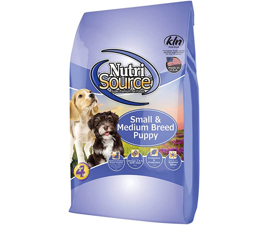 NutriSource - Small/Medium Breed, Puppy Chicken Meal and Rice Recipe Dry Dog Food-Southern Agriculture